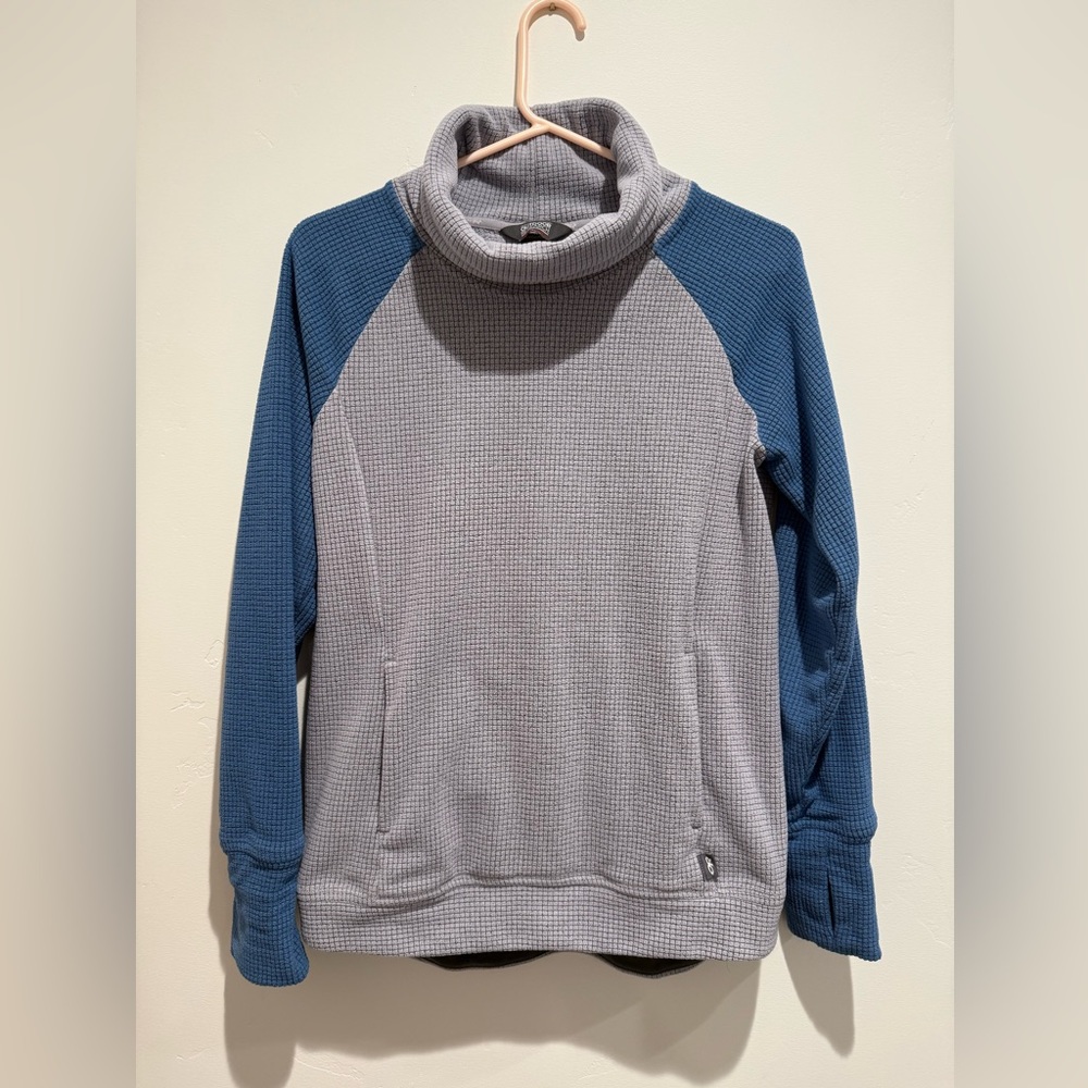 Outdoor Research Women's Trail Mix Cowl Pullover color block size small